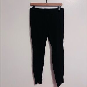 Hilary Radley black stretchy legging dress pants size small, mild wear